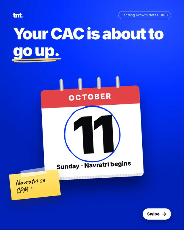 Lending Growth Notes 03: Festive season will raise your CAC